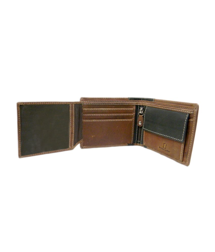 Hidelink Leather Brown Men Formal Wallet: Buy Online at Low Price in India - Snapdeal