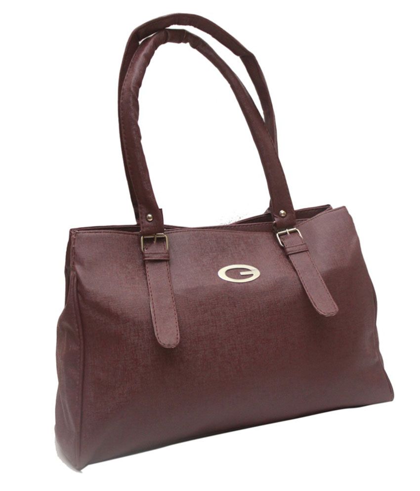 large brown shoulder bag