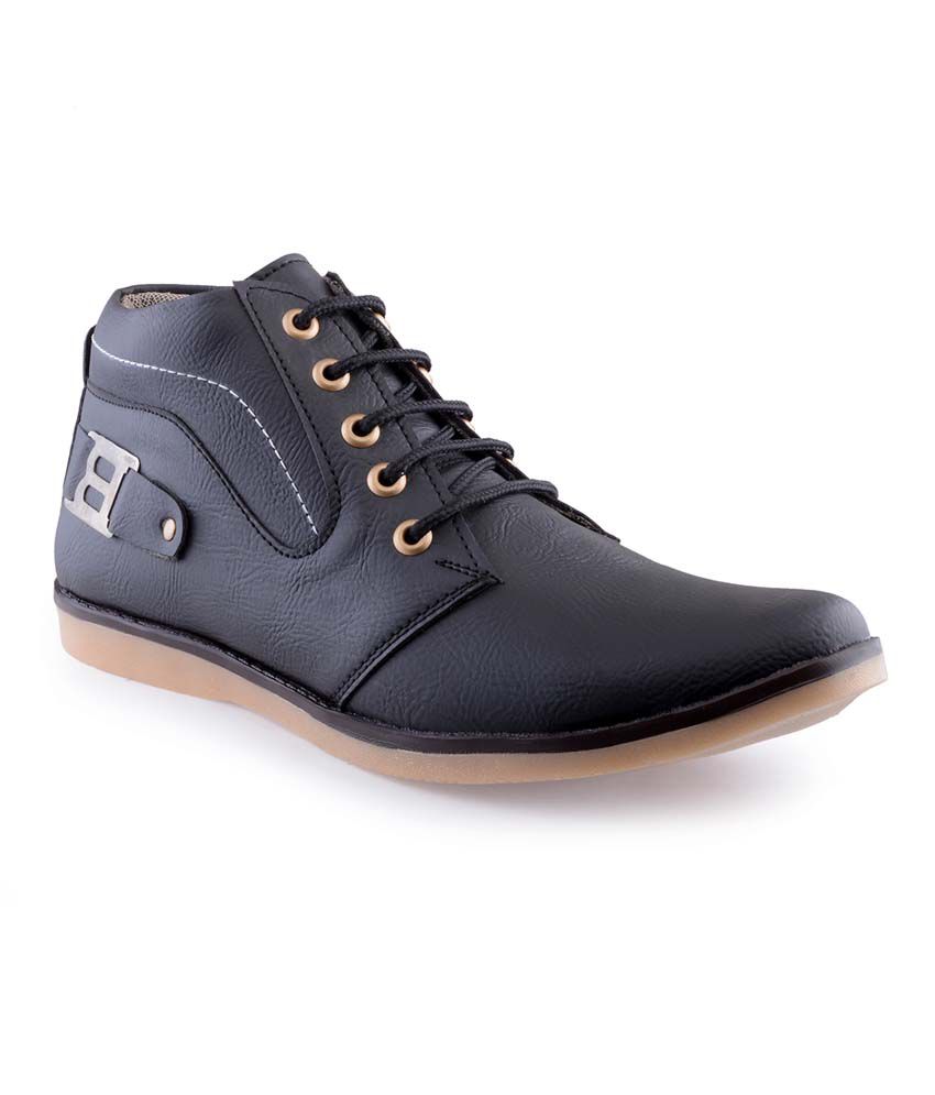 Urban Tape Black Outdoor Casual Shoes - Buy Urban Tape Black Outdoor ...
