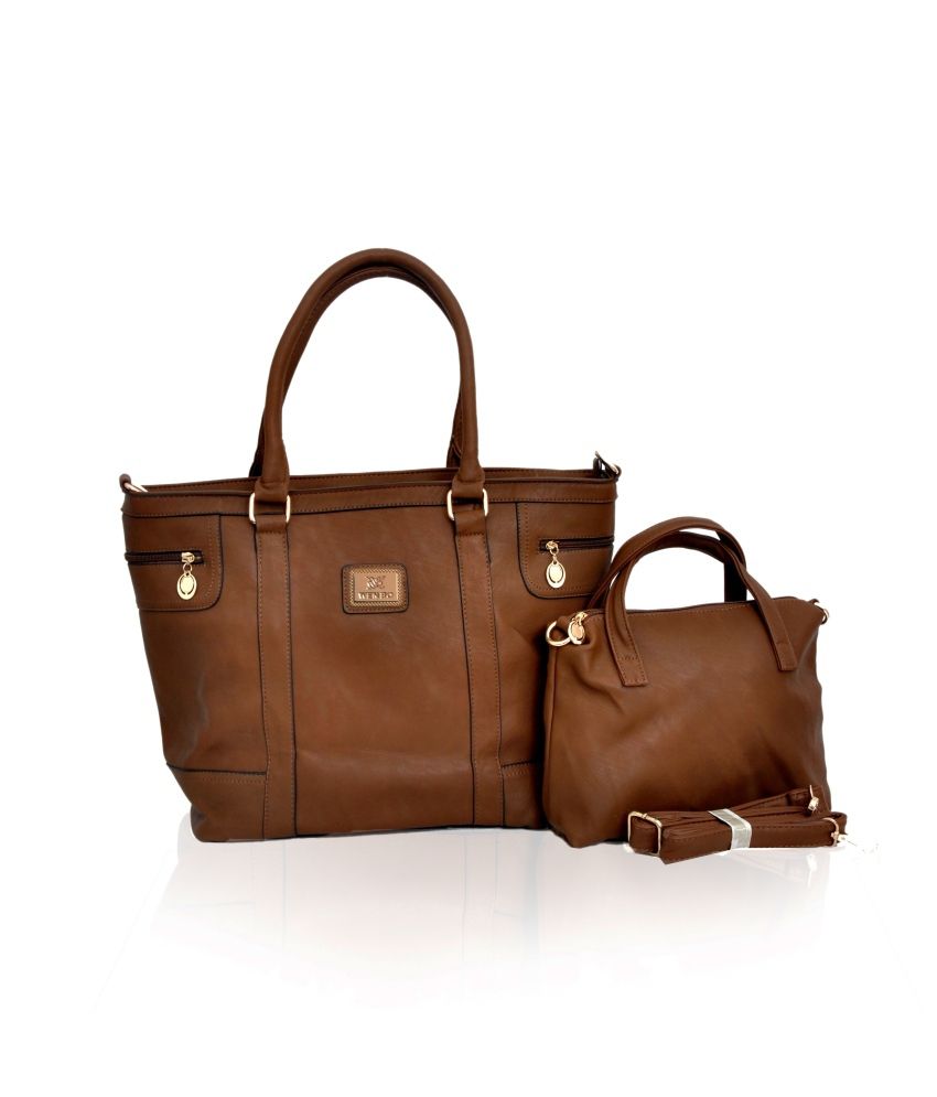 Carry On Bag Brown Shoulder Bag - Buy Carry On Bag Brown Shoulder Bag Online at Best Prices in ...