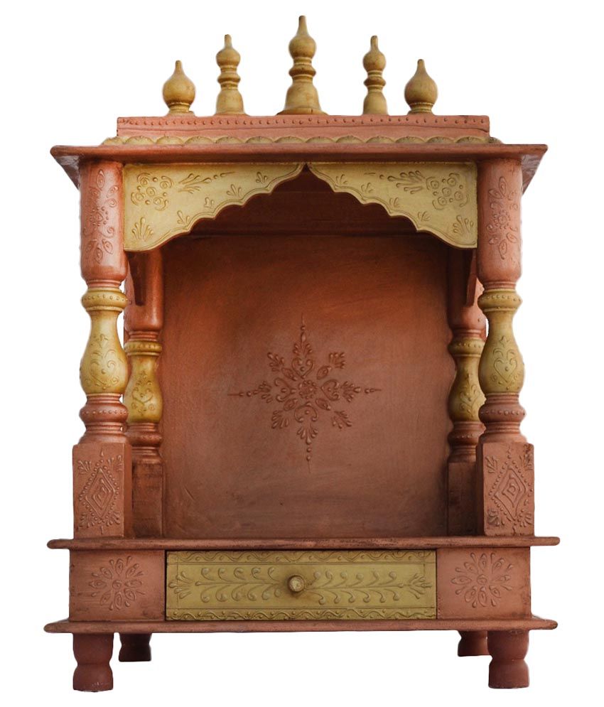 Jodhpur Handicrafts Glossy Wooden Handcrafted Mandir: Buy Jodhpur