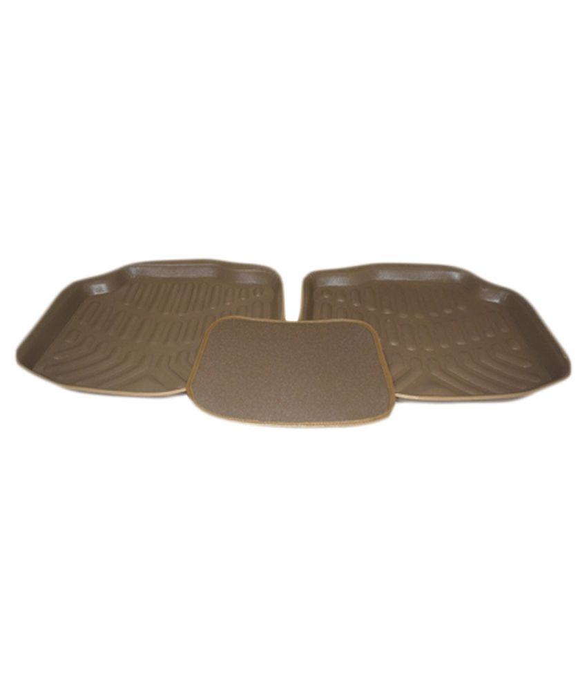 Auto Hub Beige Plastic Floor Mats For Mahindra Xuv500 Buy Auto Hub