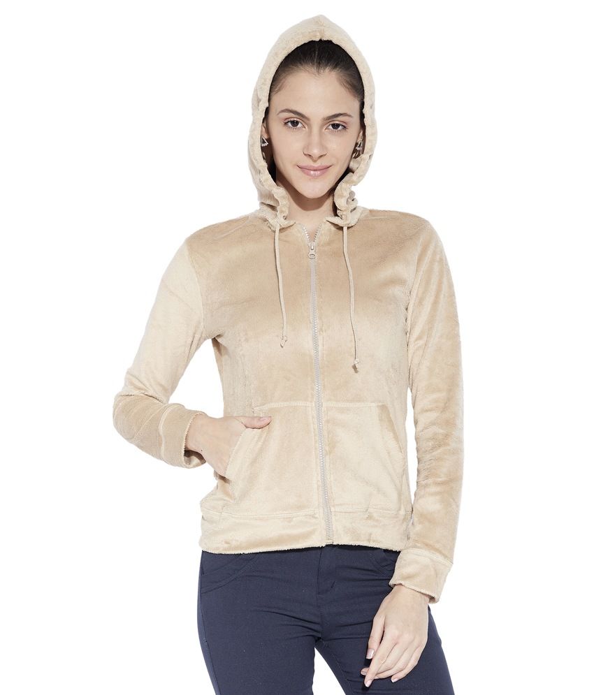 Buy Globus Beige Poly Cotton Hooded Online at Best Prices