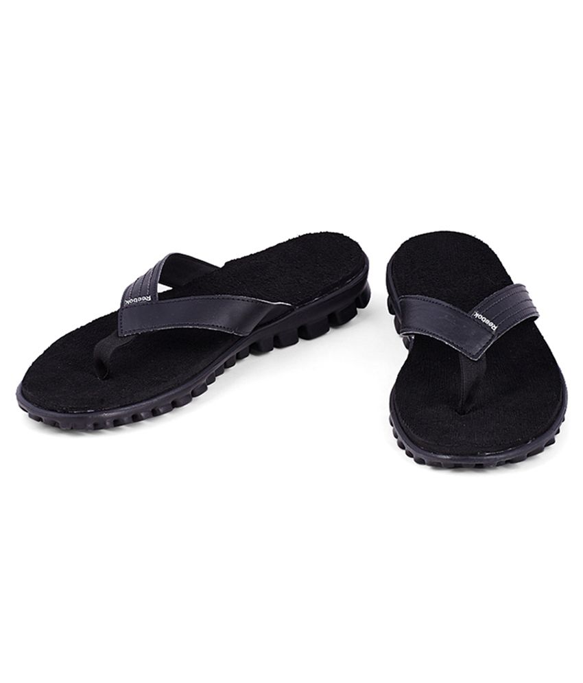 reebok cramer lp black slippers