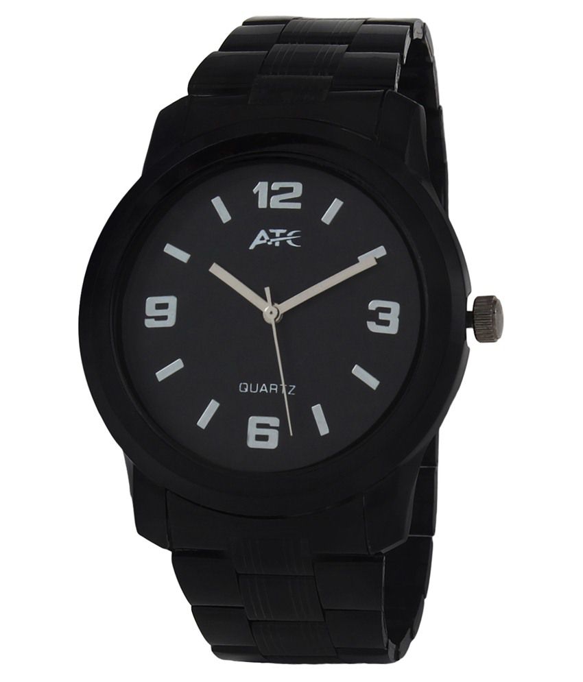 Atc Black Wrist Watch - Buy Atc Black Wrist Watch Online at Best Prices in India on Snapdeal