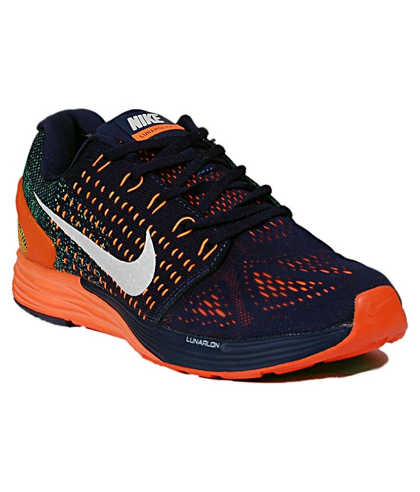 nike zoom shoes blue and orange