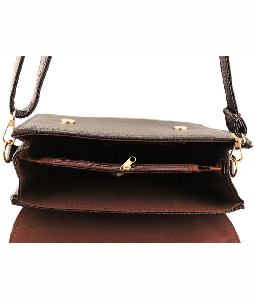 branded black sling bags