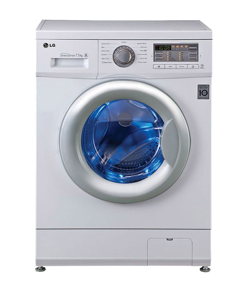 LG 7.5 Kg Front Load F12B8EDP21 Fully Automatic Washing Machine Price ...