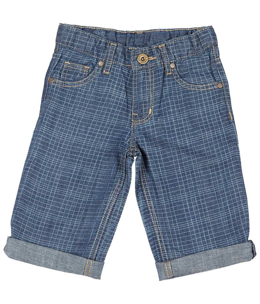 People Blue Checkered Shorts for Boys Buy People Blue Checkered