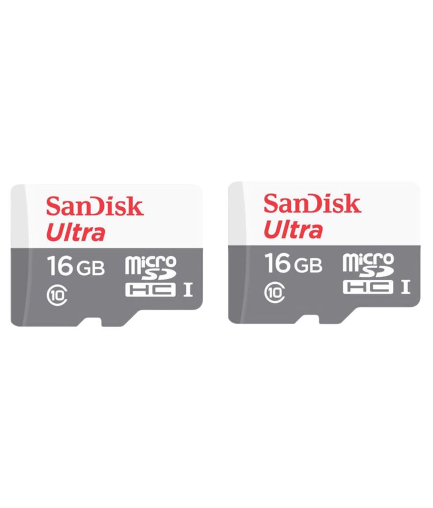     			Sandisk Class 10 16gb Micro Sd Card - Pack Of 2