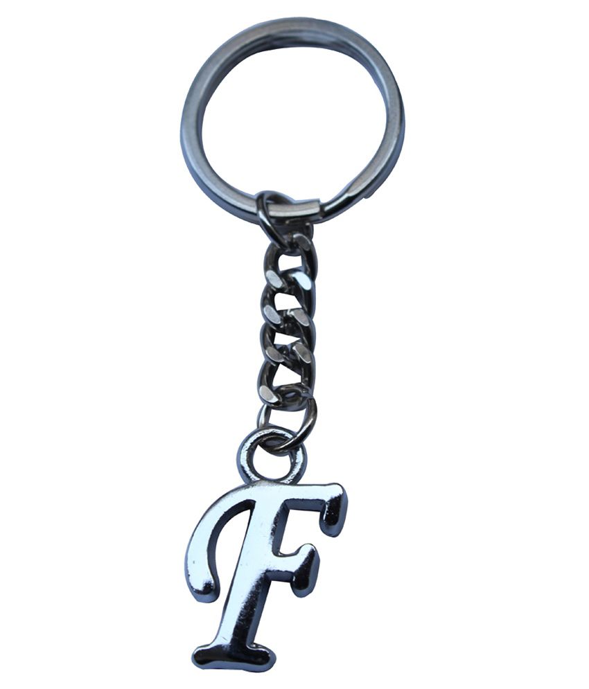 Onlienemaniya Metal Alphabet F Key Chain: Buy Online at Low Price in ...