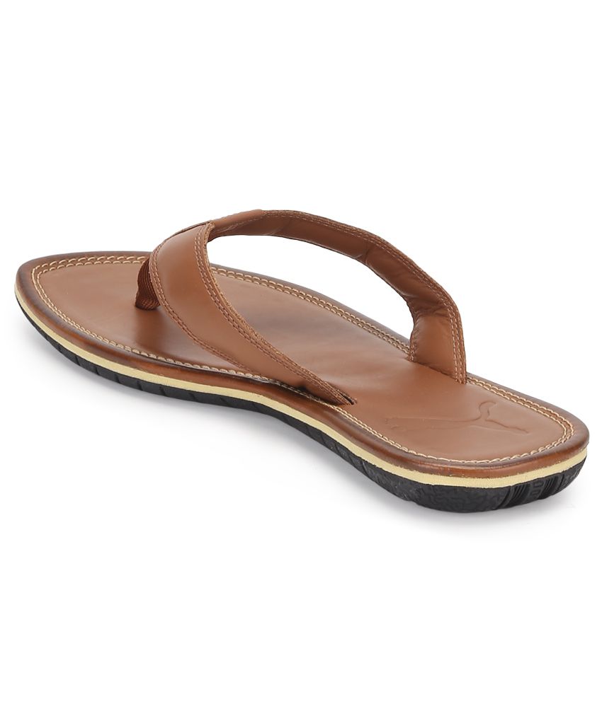 puma leather sandals