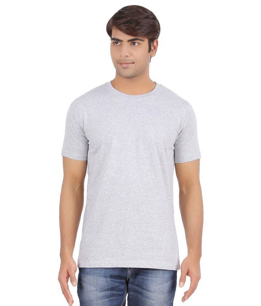 Attitude Grey 100 Percent Cotton T - Shirt - Buy Attitude Grey 100 ...