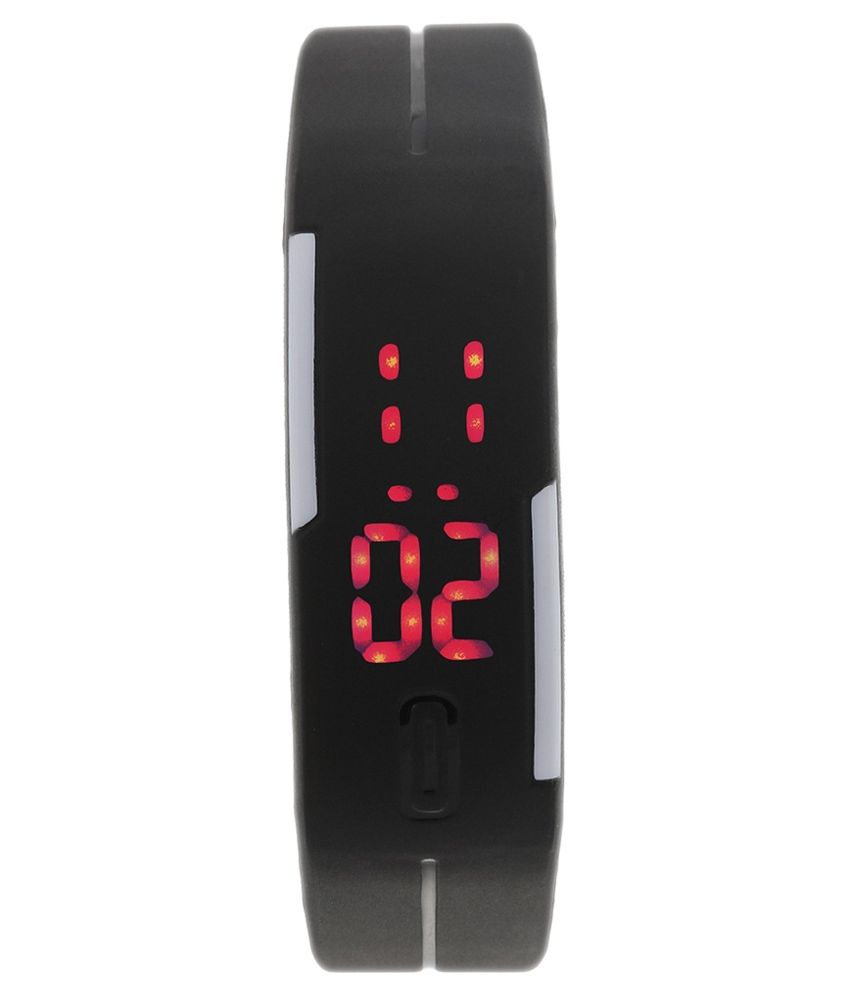Fighter Black Dial Rectangular Digital Watch Buy Fighter Black Dial