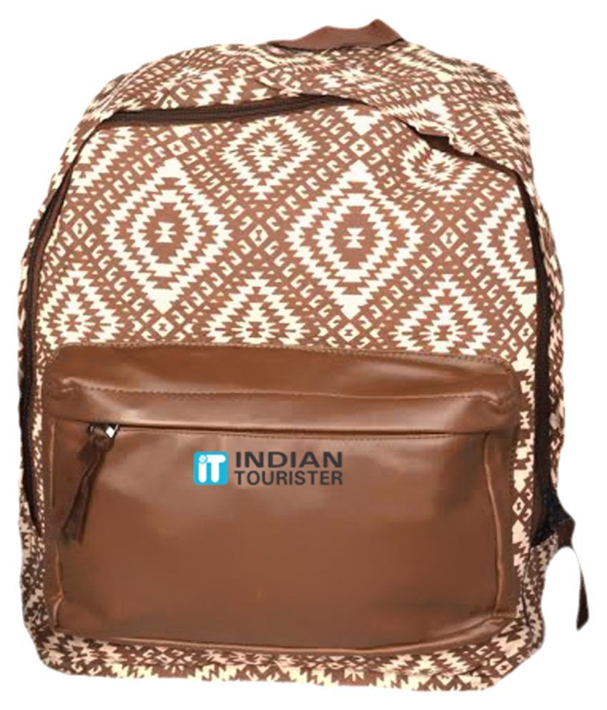 Indian Tourister Brown Leather Backpack Buy Indian Tourister Brown
