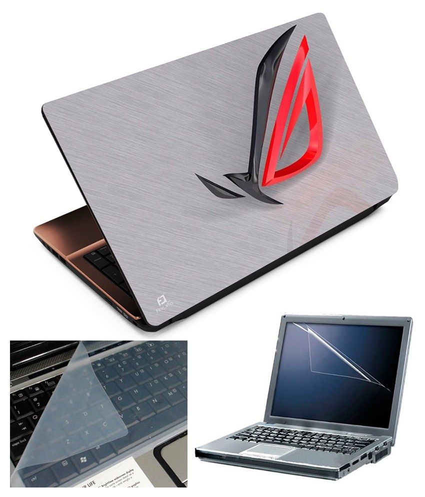 Finearts Asus  Textured Printed Laptop  Skin  with Screen 