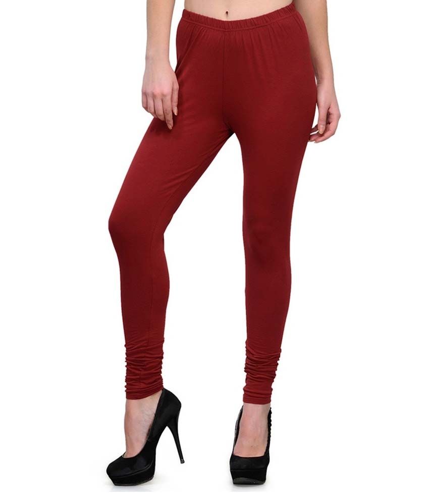 maroon workout leggings