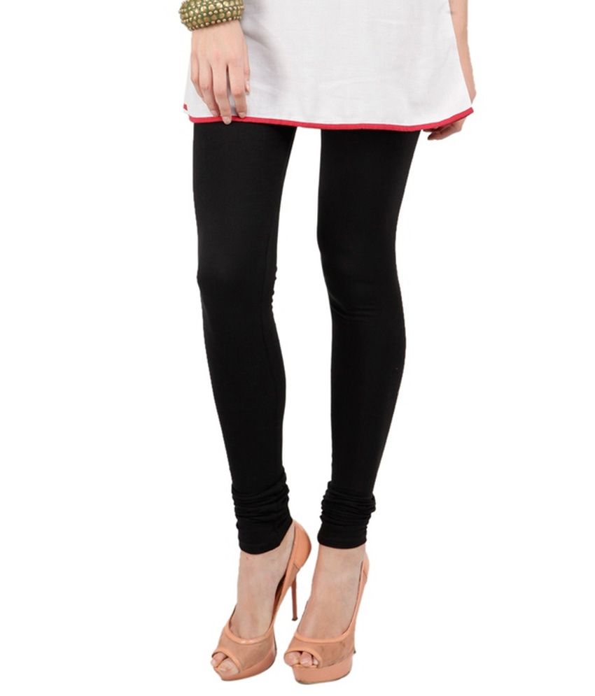 Tirupur Banian Stores Black Cotton Leggings Price in India Buy