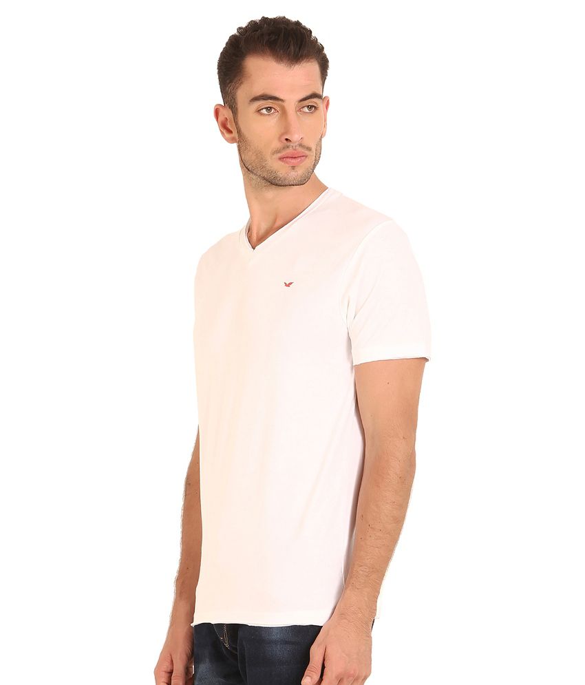 Sting White Cotton Blend T Shirt - Buy Sting White Cotton Blend T Shirt ...