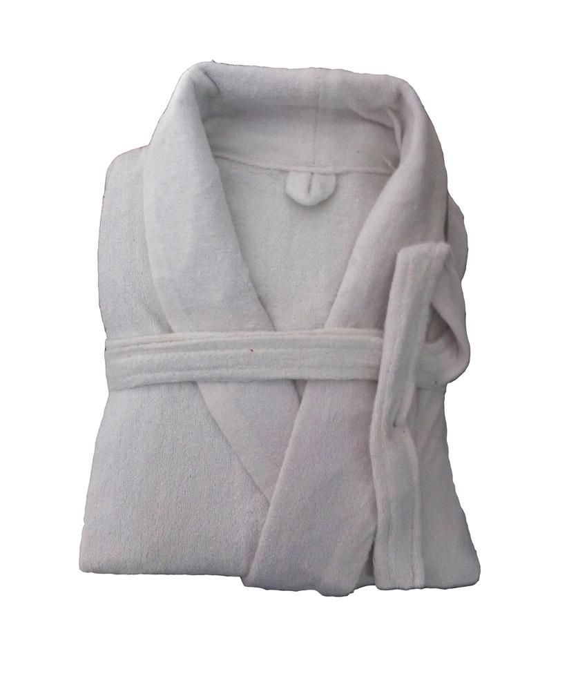 CKT Cotton Knitted White Terry Bathrobes For Men Buy CKT Cotton