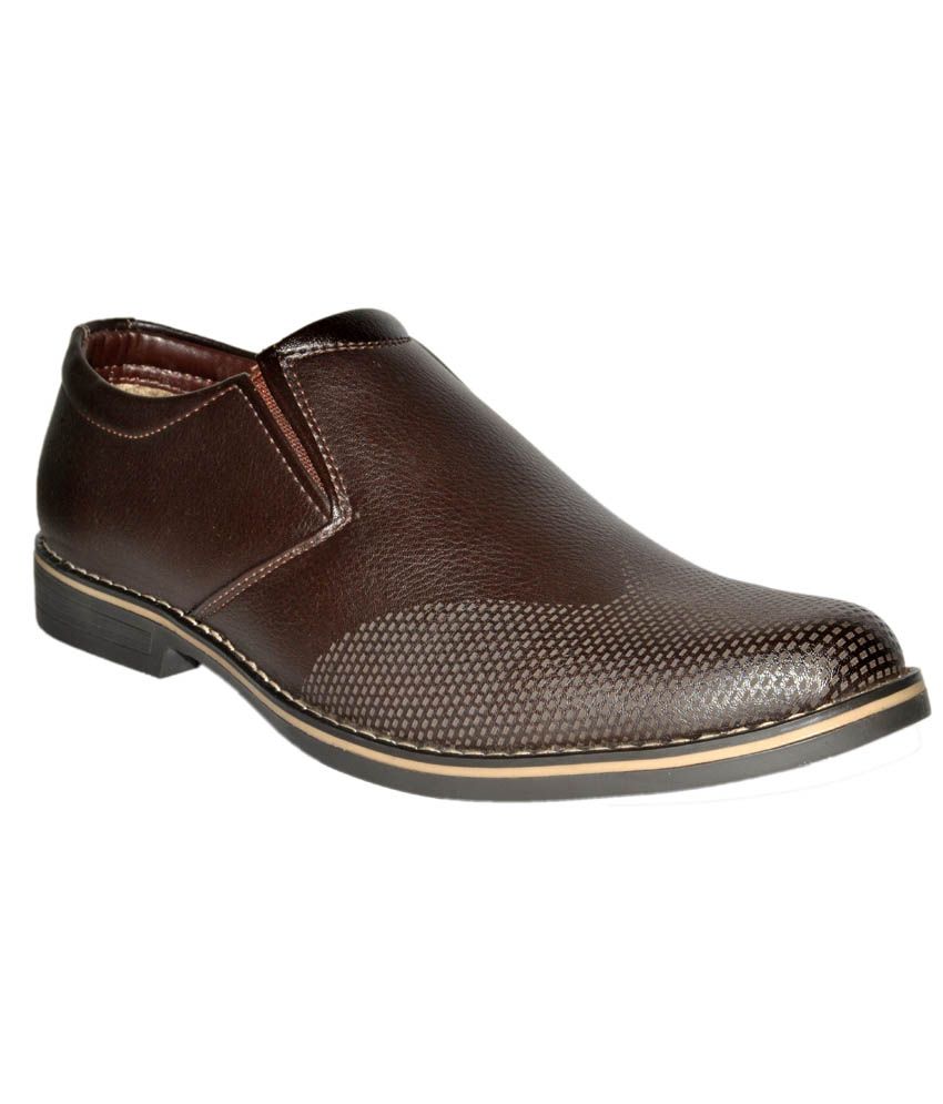 brown formal shoes with black pants