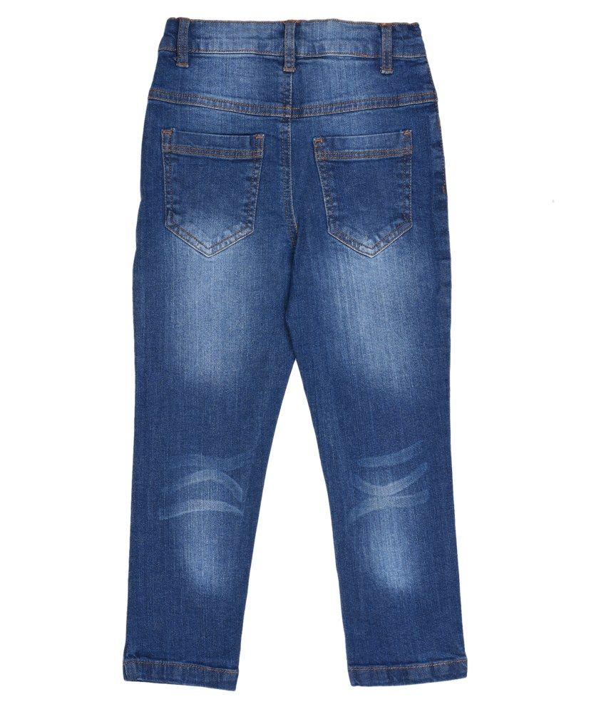 Coffee Bean Blue Cotton Jeans - Buy Coffee Bean Blue Cotton Jeans ...