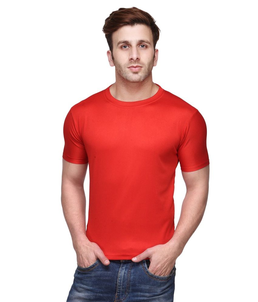 Funky Guys Red Cotton T-Shirt - Buy Funky Guys Red Cotton T-Shirt ...