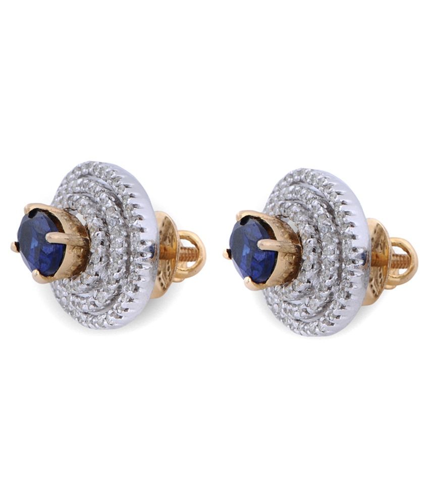 Khurana Jewellery House 14kt Gold Stud Earring Khurana Jewellery House 14kt Gold Stud Earring