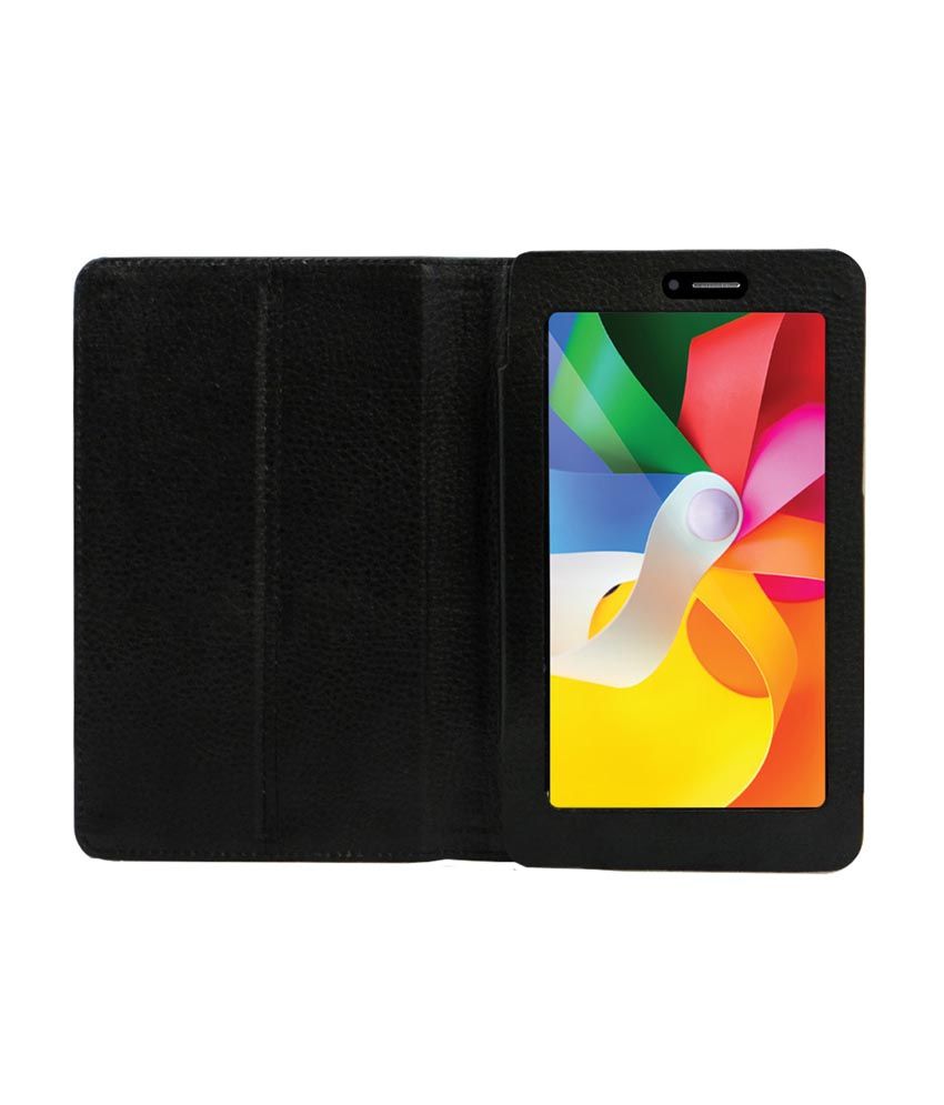 ACM Leather Front & Back Cover Stand Flip Case For Iball Slide 3g Q45