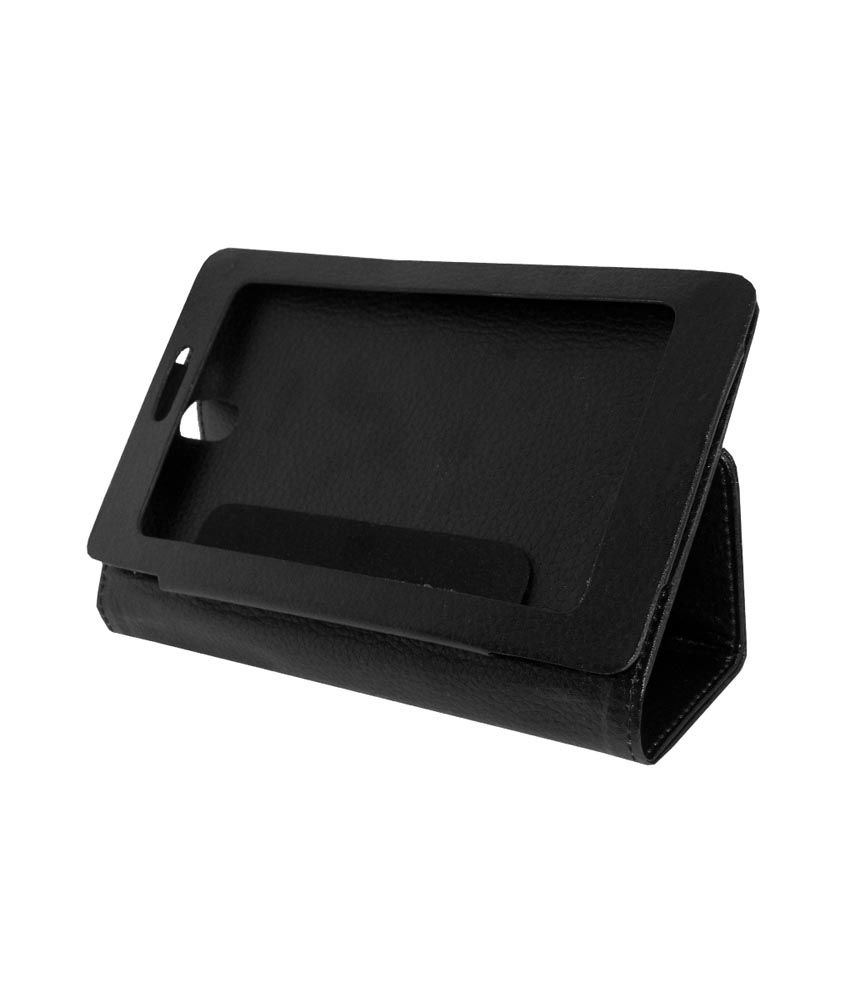 ACM Leather Front & Back Cover Stand Flip Case For Iball Slide 3g Q45