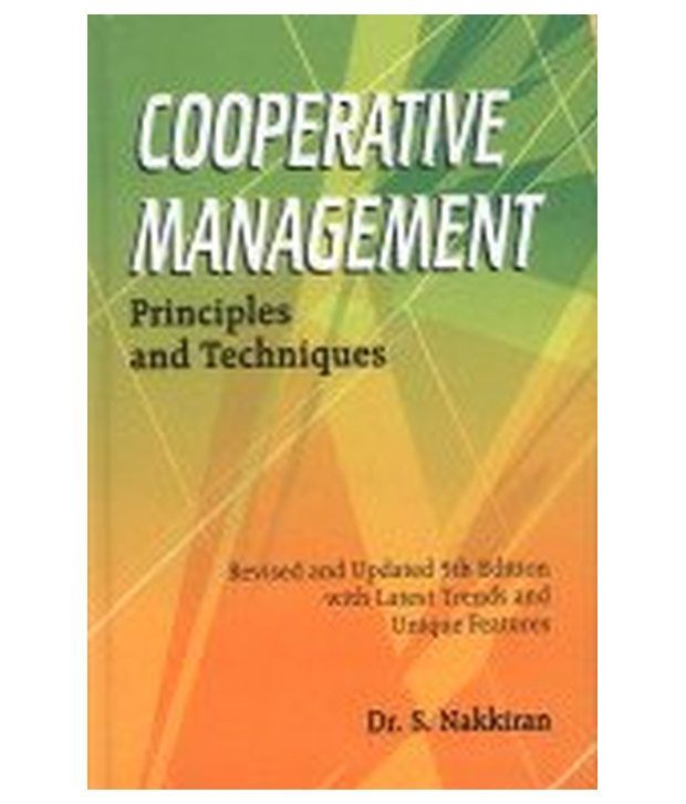 Cooperative Management Principles And Techniques Buy Cooperative