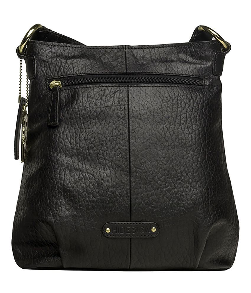 Hidesign Black Sling Bag - Buy Hidesign Black Sling Bag Online at Best Prices in India on Snapdeal
