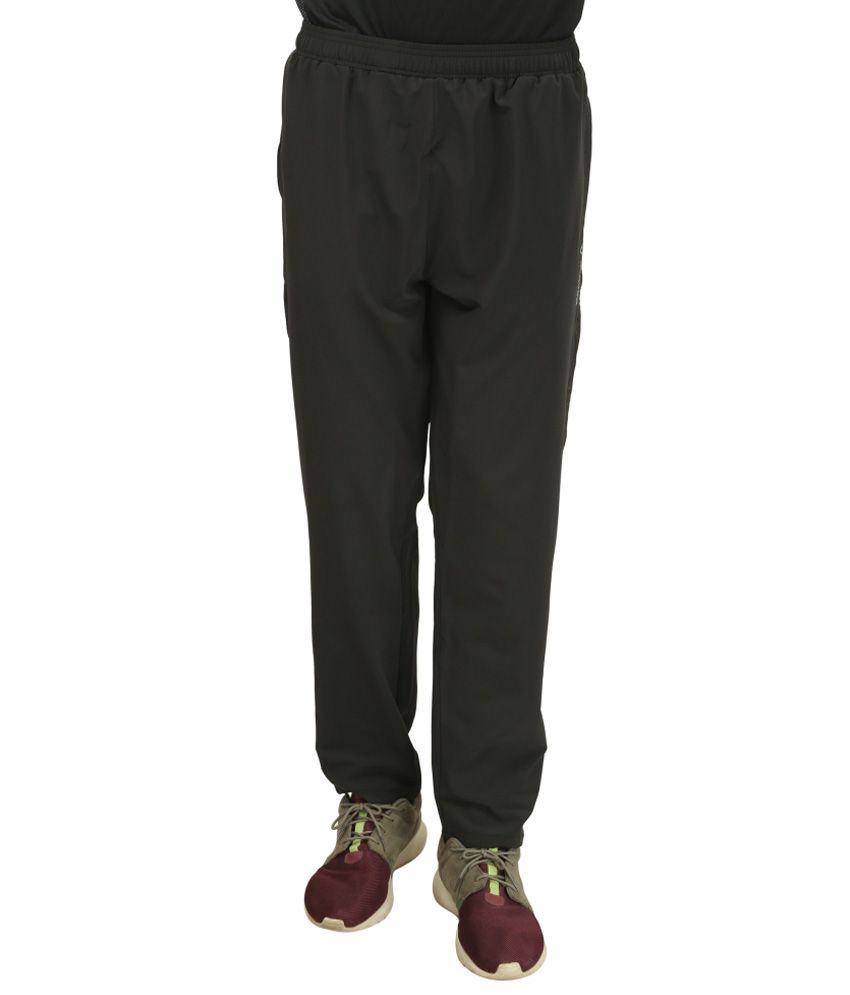 Reebok Black Polyester Trackpants - Buy Reebok Black Polyester ...