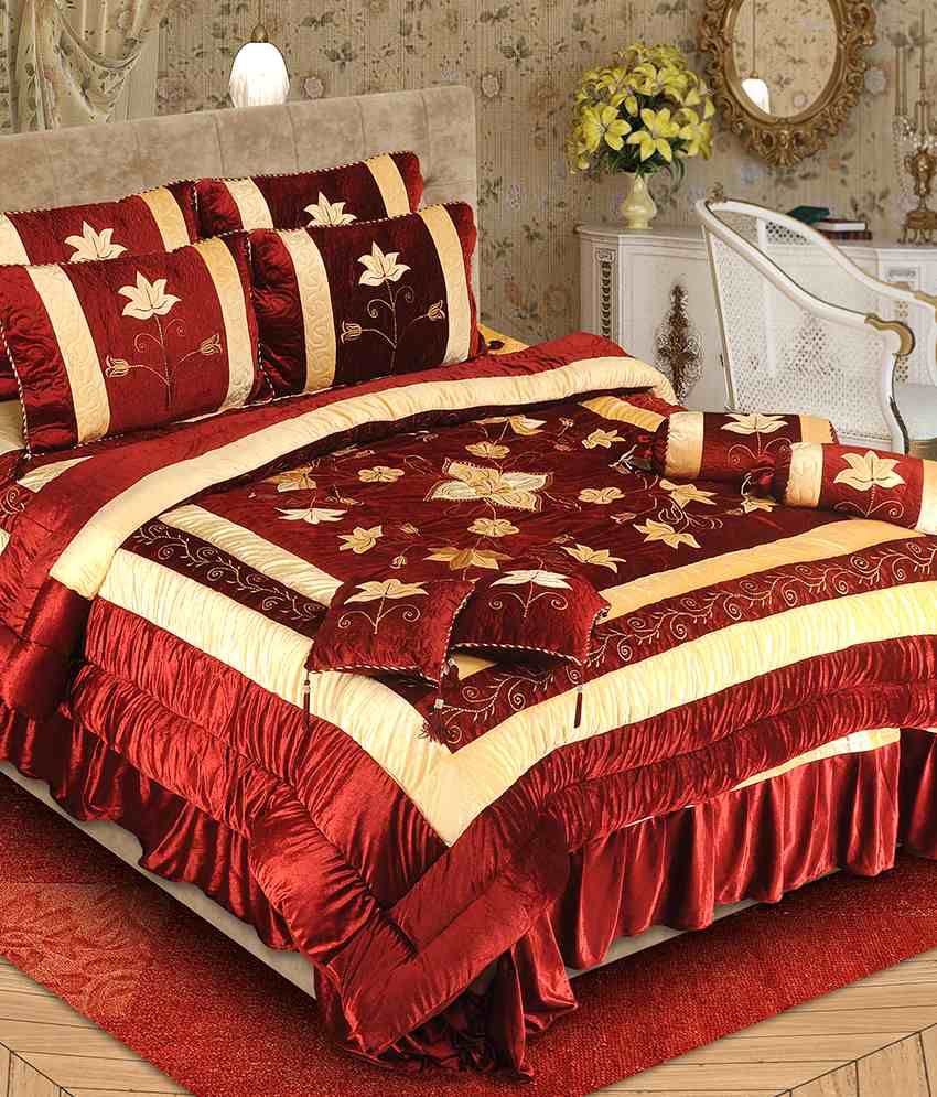 wedding bed sheets india