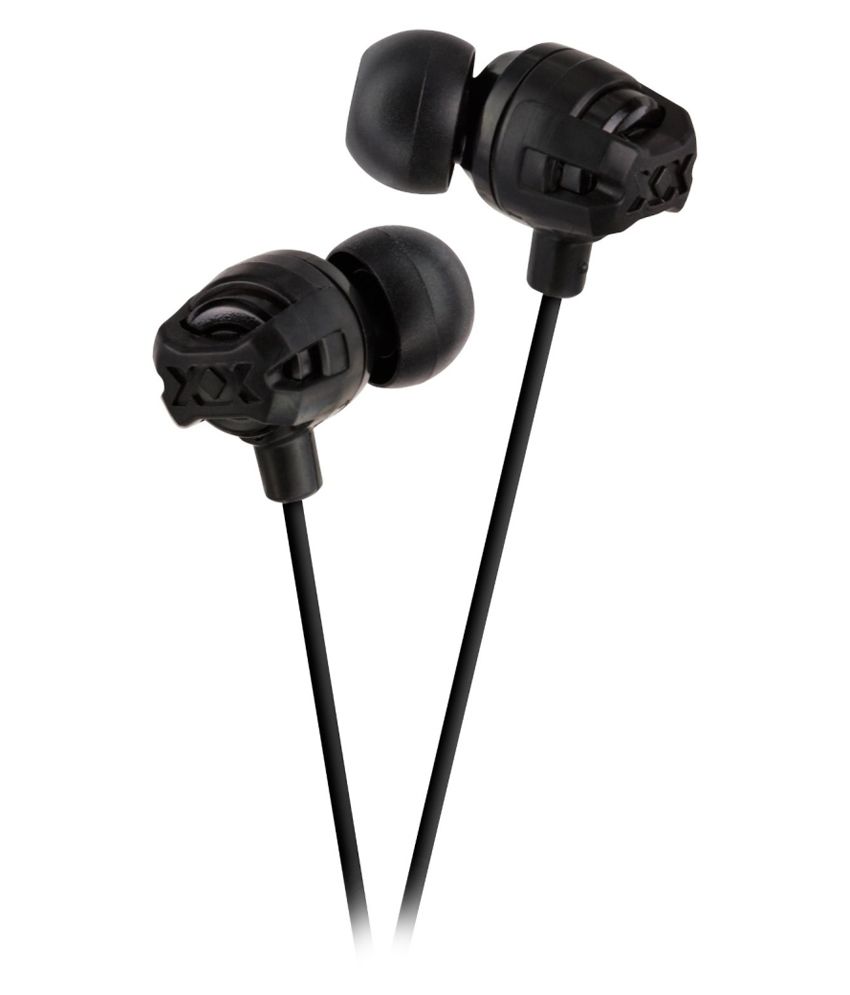 JVC HAFX101 In Ear Wired Earphones Without Mic Black Buy JVC HA