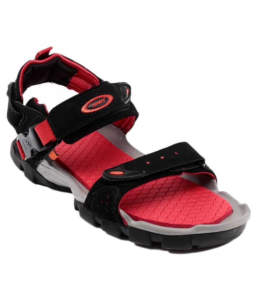 Sparx Men SS-520 Black Red Floater Sandals (Size - 6) : Amazon.in: Fashion