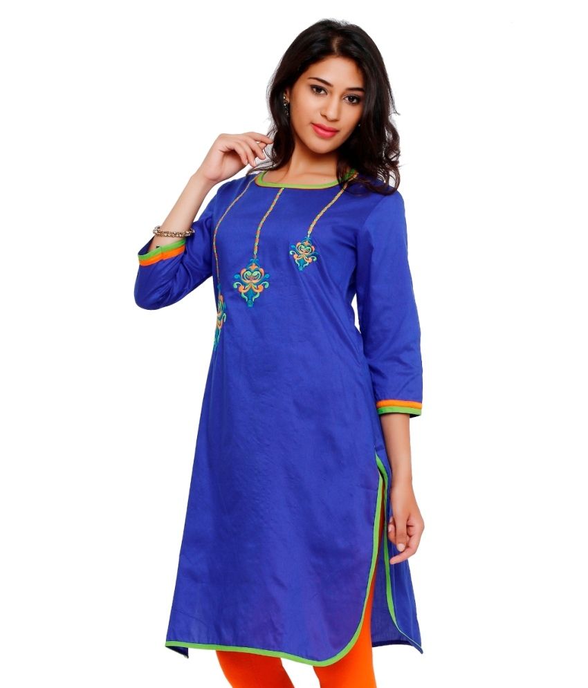 polyester kurti