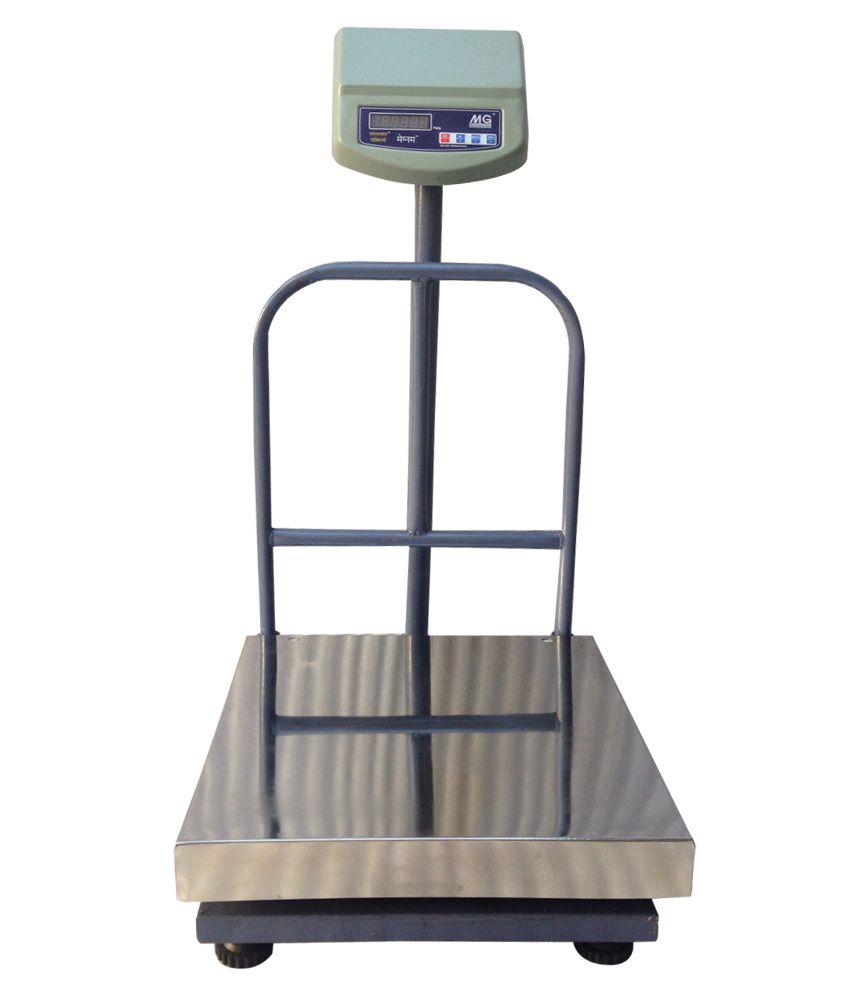 Mg Stainless Steel Plate Form Weighing Machine - 150 Kg: Buy Mg ...