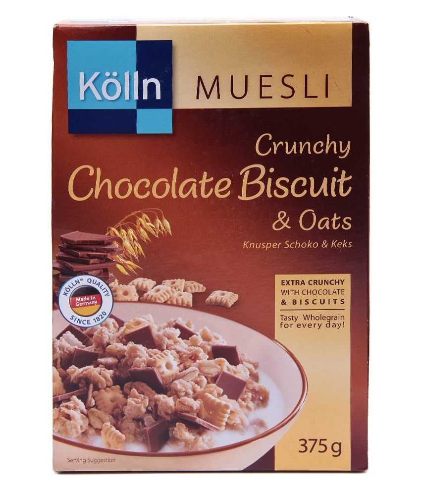 Kolln Chocolate Biscuit Oats Muesli - 375g: Buy Kolln Chocolate Biscuit ...