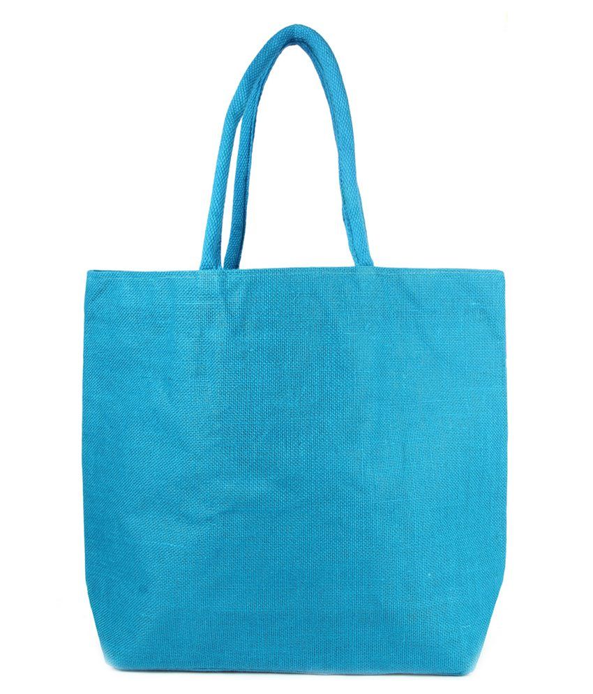 Live Adventurously Blue Jute Tote Bag Buy Live Adventurously Blue