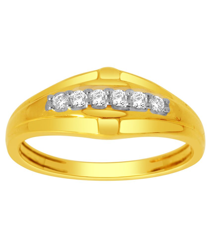 Kisna 14Kt Gold Single Diamond Ring: Buy Kisna 14Kt Gold Single Diamond ...