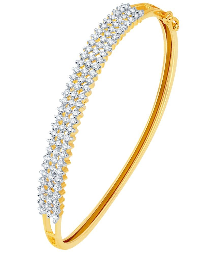 Gold Rhodium Plating / 10k Yellow Gold with Rhodium-Plating Heart