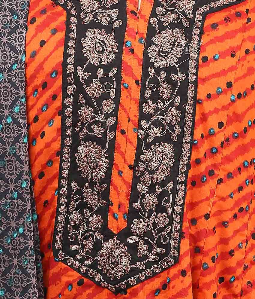 Biba Cotton Kurti With Churidar Stitched Suit Buy Biba Cotton Kurti