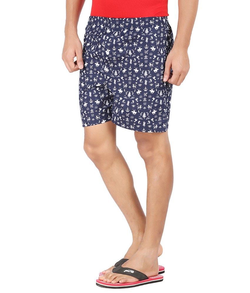 Joven Printed and Checked Combo Boxers Pack of 2 Buy Joven Printed