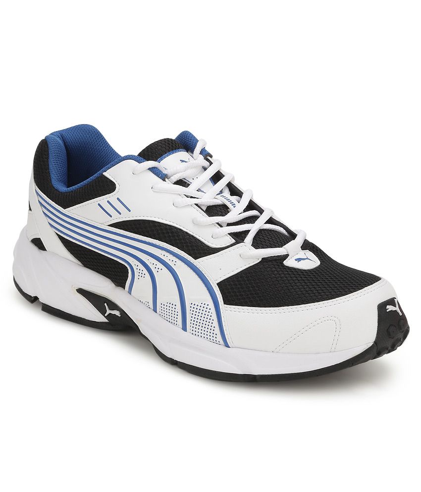 Puma Pluto Dp White And Black Sports Shoes Price in India- Buy Puma ...