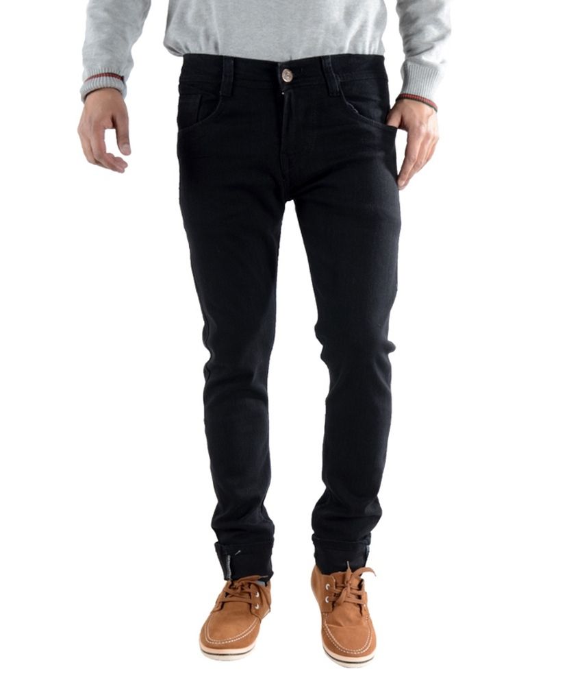 K' Lives Black Slim Fit Jeans - Buy K' Lives Black Slim Fit Jeans ...