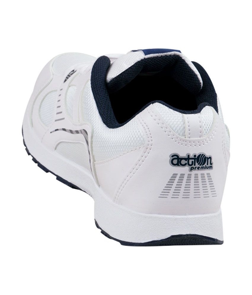 campus white sports shoes