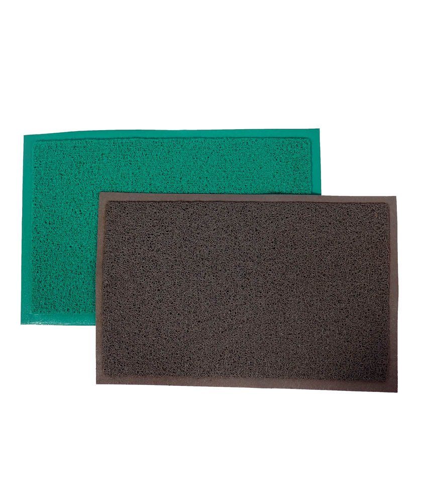 Vasnm Green Floor Mat Buy Vasnm Green Floor Mat Online at Low Price