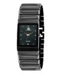 Iik Collection Black Steel Analog Watch