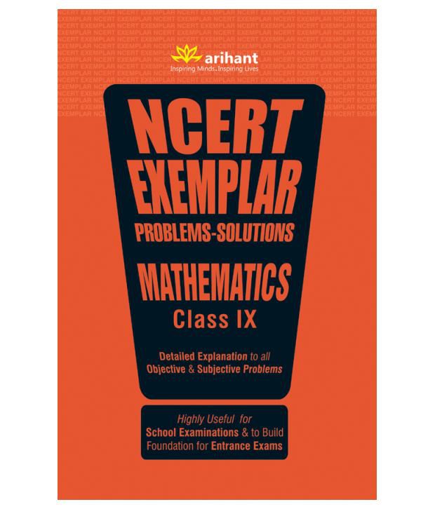 Ncert Exemplar Problems Solutions Mathematics Class 9th Paperback 